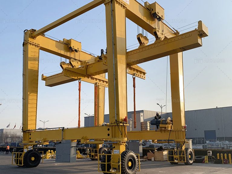 20 Ton Rubber Tyred Gantry Crane for Wind Energy Industry
